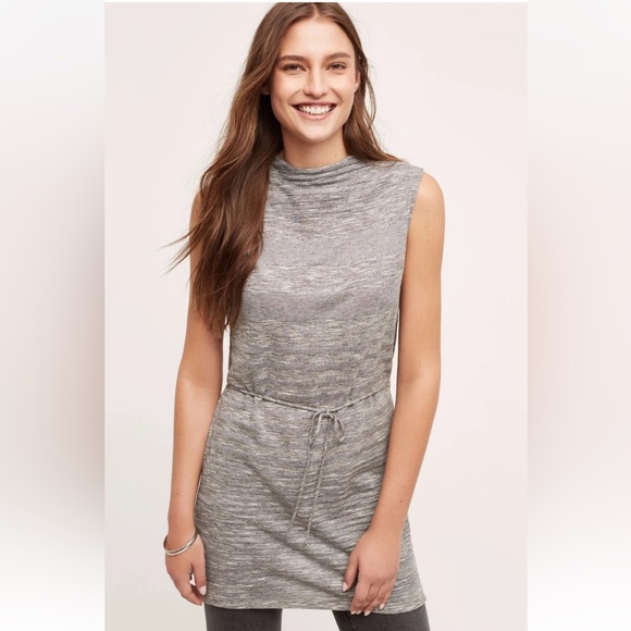 Anthropologie Dolan High Neck Sleeveless Tunic - Picture 1 of 9